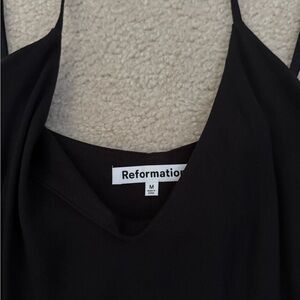 Reformation Black Mini Dress